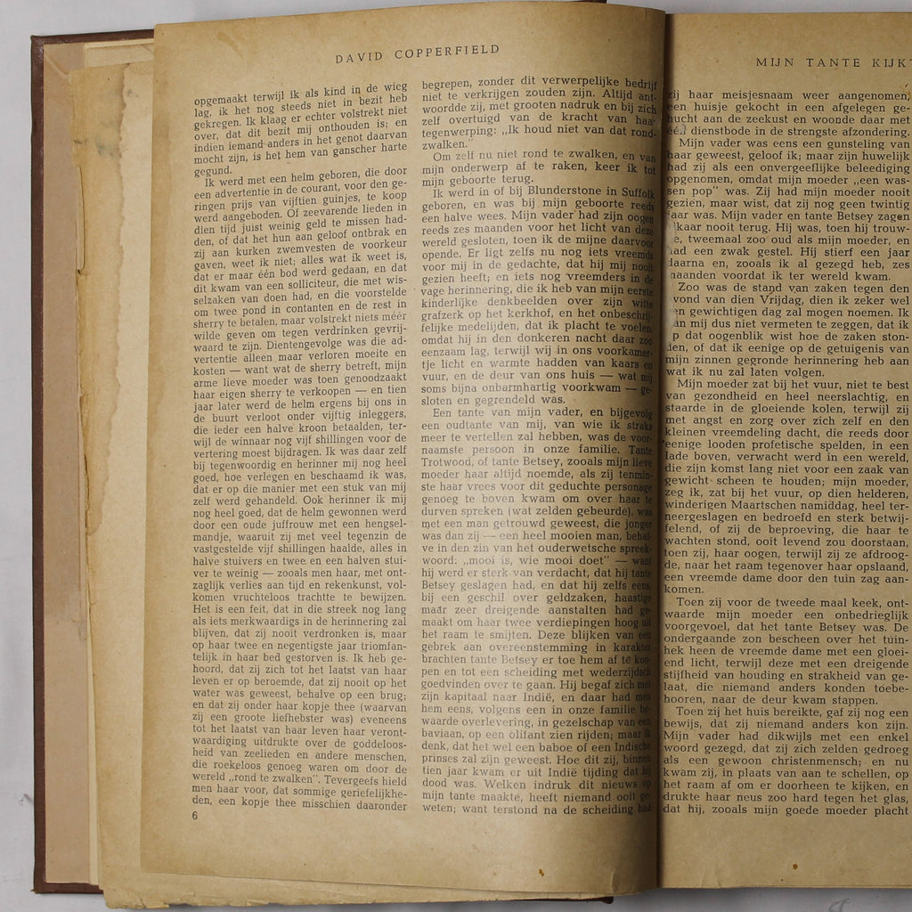 Charles Dickens - David Copperfield & Nikolaas Nickleby - Geïllustreerde Uitgaven - N.V. Gebr. Graauw Amsterdam / Soerabaia – ca. 1930