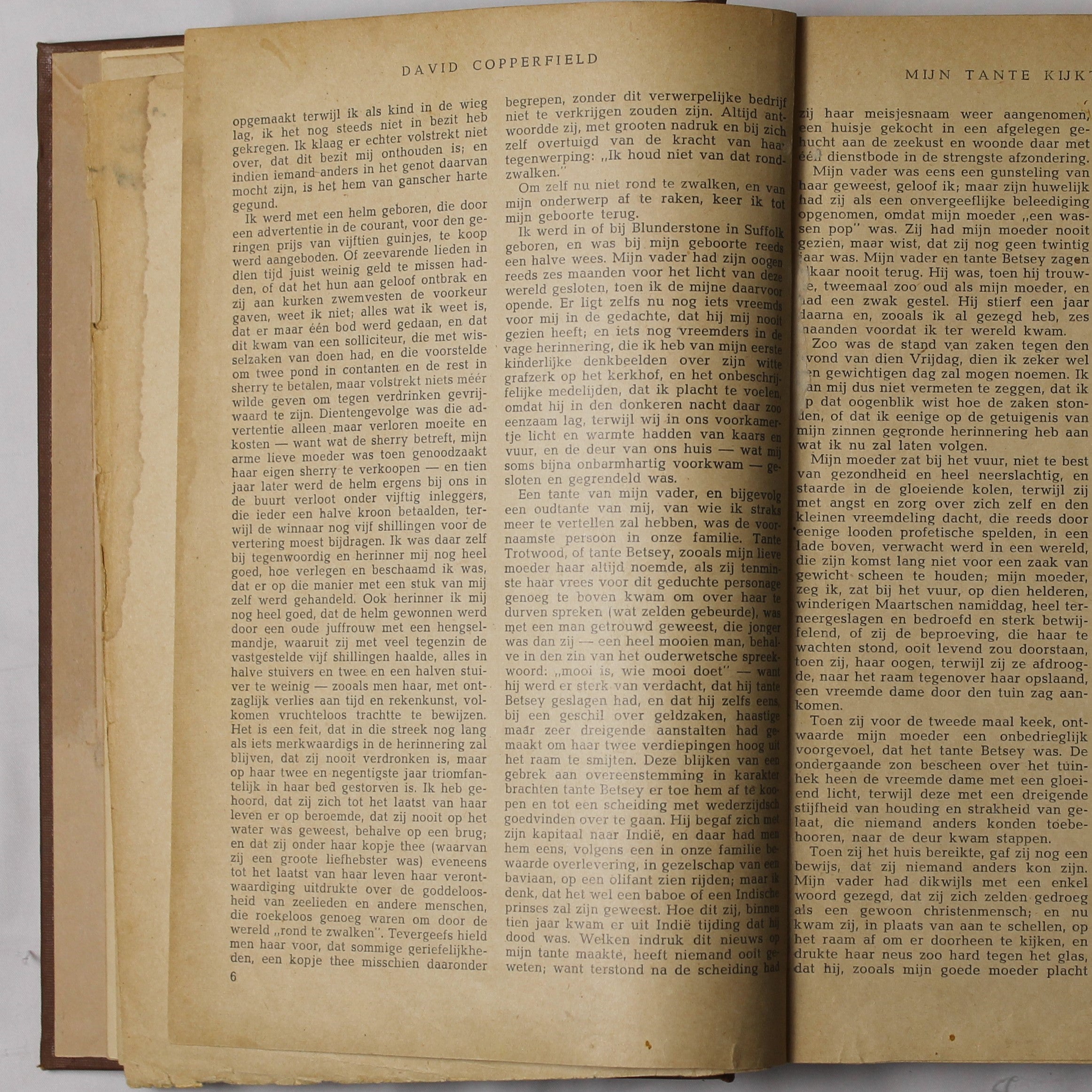 Charles Dickens - David Copperfield & Nikolaas Nickleby - Geïllustreerde Uitgaven - N.V. Gebr. Graauw Amsterdam / Soerabaia – ca. 1930