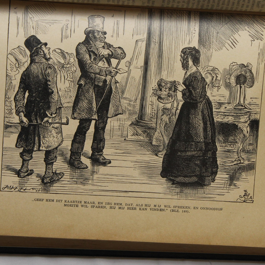Charles Dickens - David Copperfield & Nikolaas Nickleby - Geïllustreerde Uitgaven - N.V. Gebr. Graauw Amsterdam / Soerabaia – ca. 1930