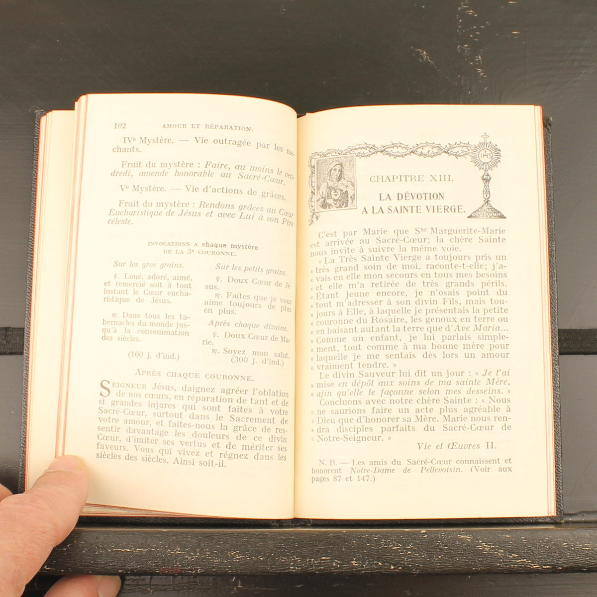 Love and Reparation - André Prévot - French Prayer Book - Turnhout ca. 1933