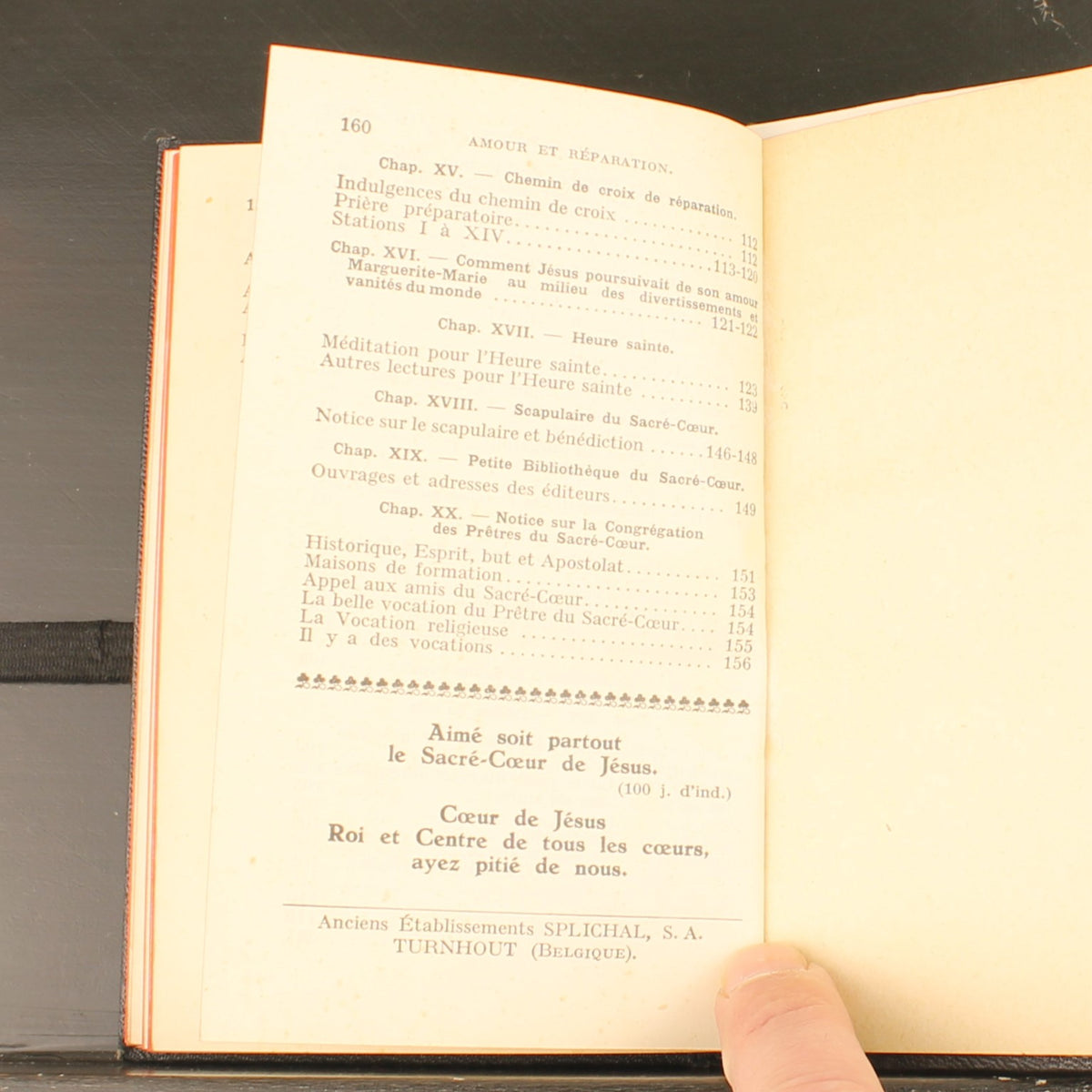 Love and Reparation - André Prévot - French Prayer Book - Turnhout ca. 1933