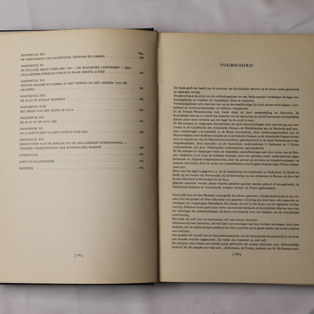 WWII Naval Book 1944 – They Fought on the Seven Seas – K.W.L. Bezemer – Original edition