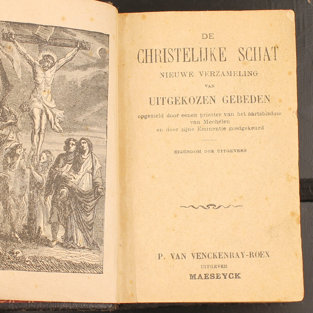 Der christliche Schatz - Antikes Gebetbuch - Maaseik ca. 1893