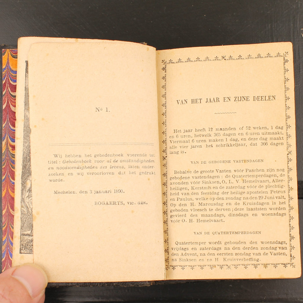 Der christliche Schatz - Antikes Gebetbuch - Maaseik ca. 1893