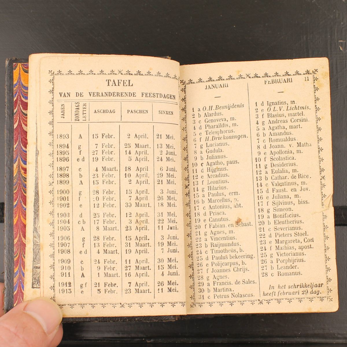 Der christliche Schatz - Antikes Gebetbuch - Maaseik ca. 1893