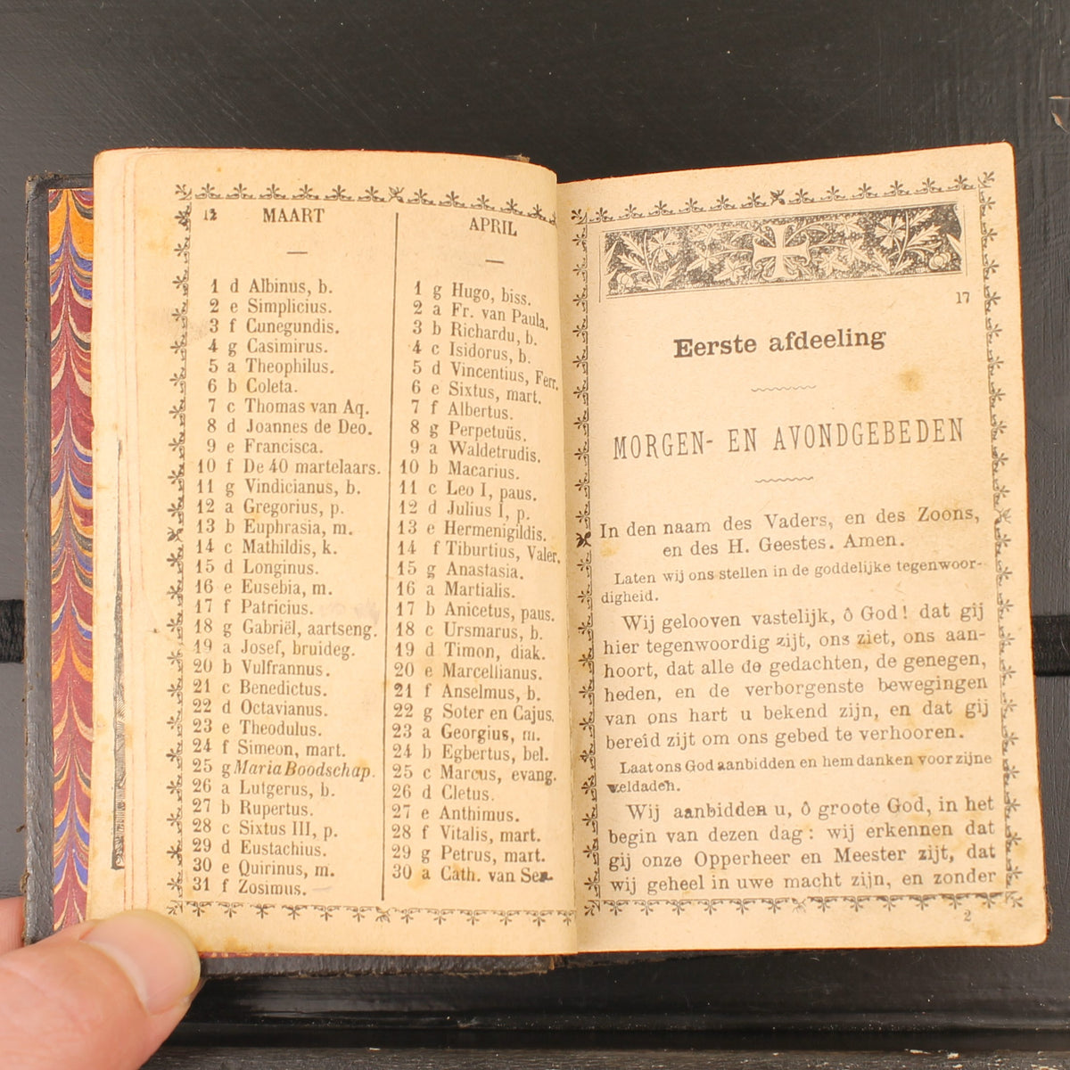 Der christliche Schatz - Antikes Gebetbuch - Maaseik ca. 1893