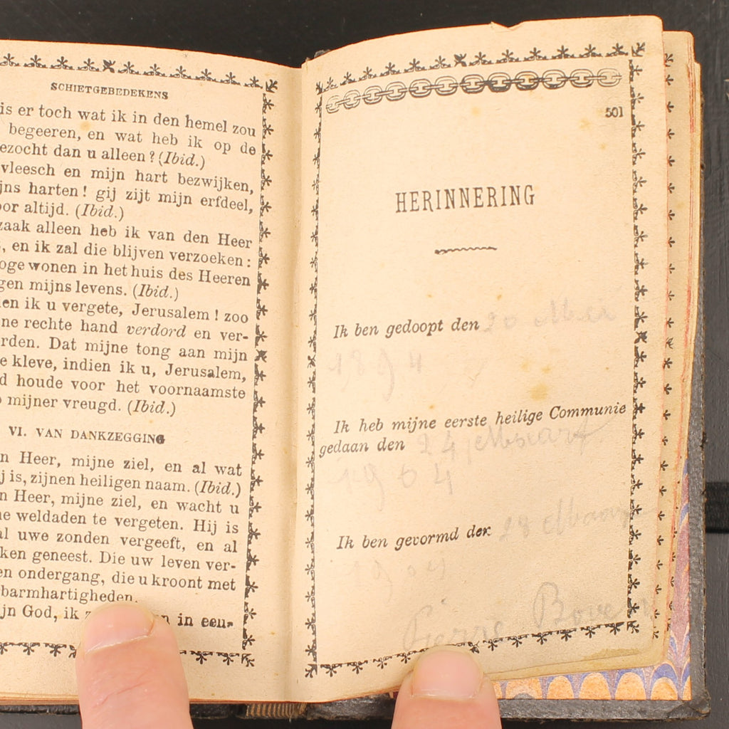 Der christliche Schatz - Antikes Gebetbuch - Maaseik ca. 1893