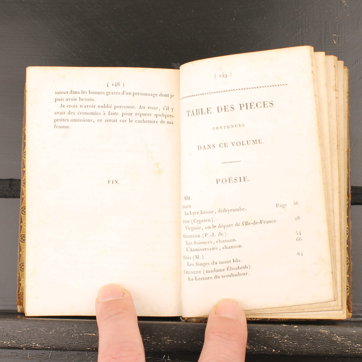 Choix de Jolis Morceaux - Lefuel, Libraire-Éditeur 1826 - Libro antico francese con incisioni