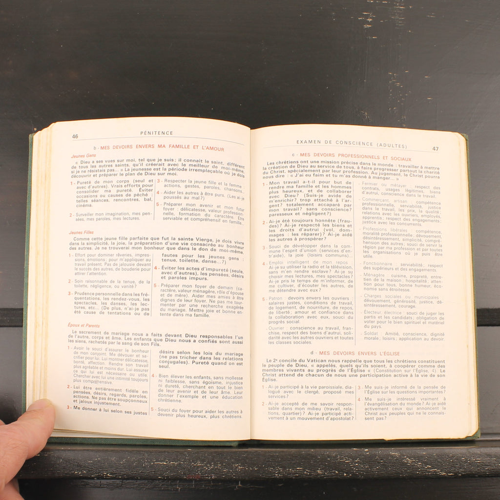 Manuel des Paroisses - Éditions Tardy 1971 - Livre d'église français vintage