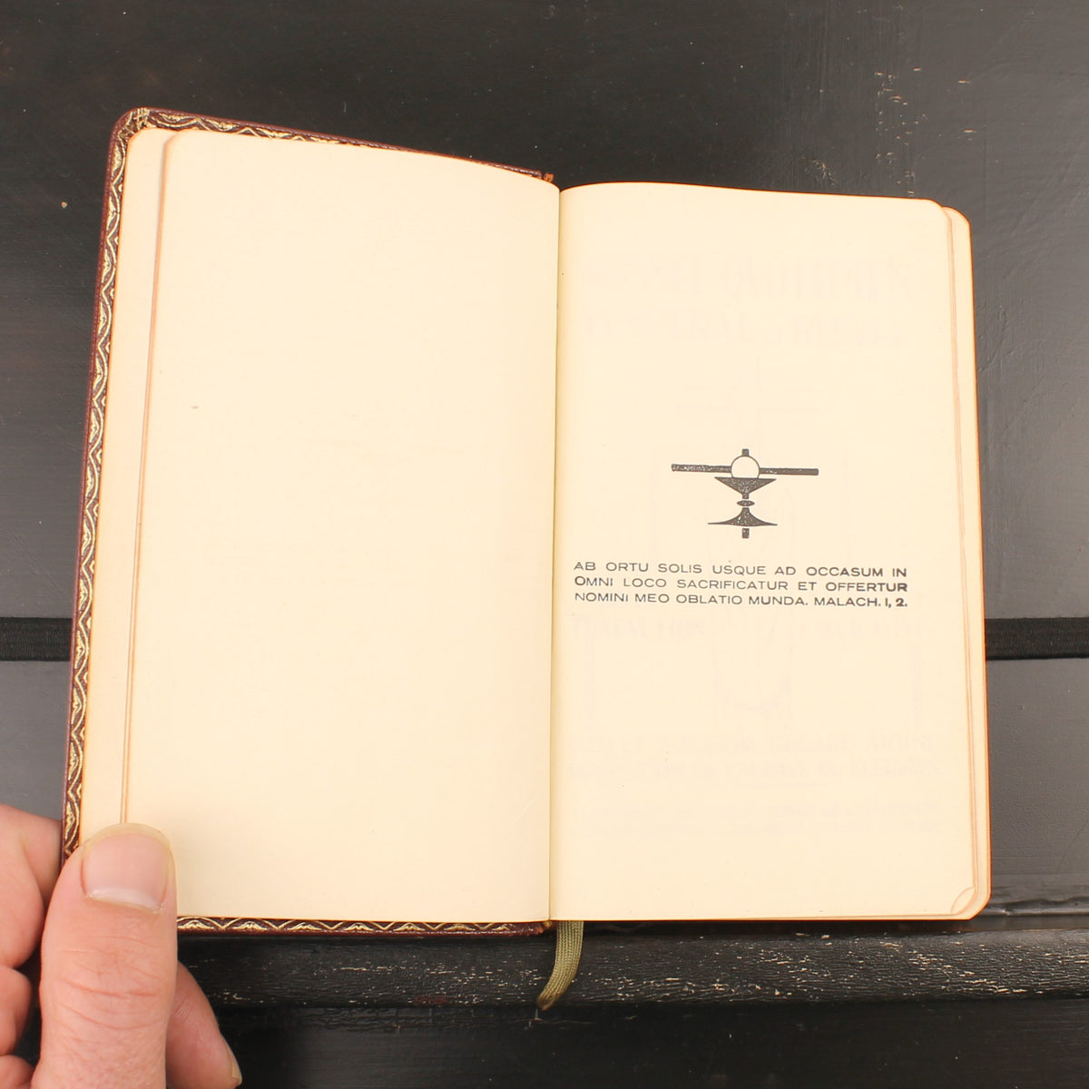 Daily Vespers and Ritual Missal - Dom Gérard - Brepols 1951 - Vintage French-Latin Missal