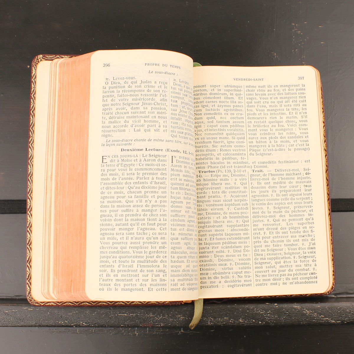 Daily Vespers and Ritual Missal - Dom Gérard - Brepols 1951 - Vintage French-Latin Missal