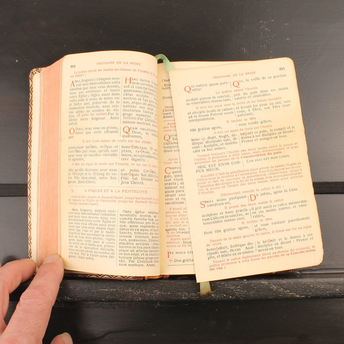 Daily Vespers and Ritual Missal - Dom Gérard - Brepols 1951 - Vintage French-Latin Missal