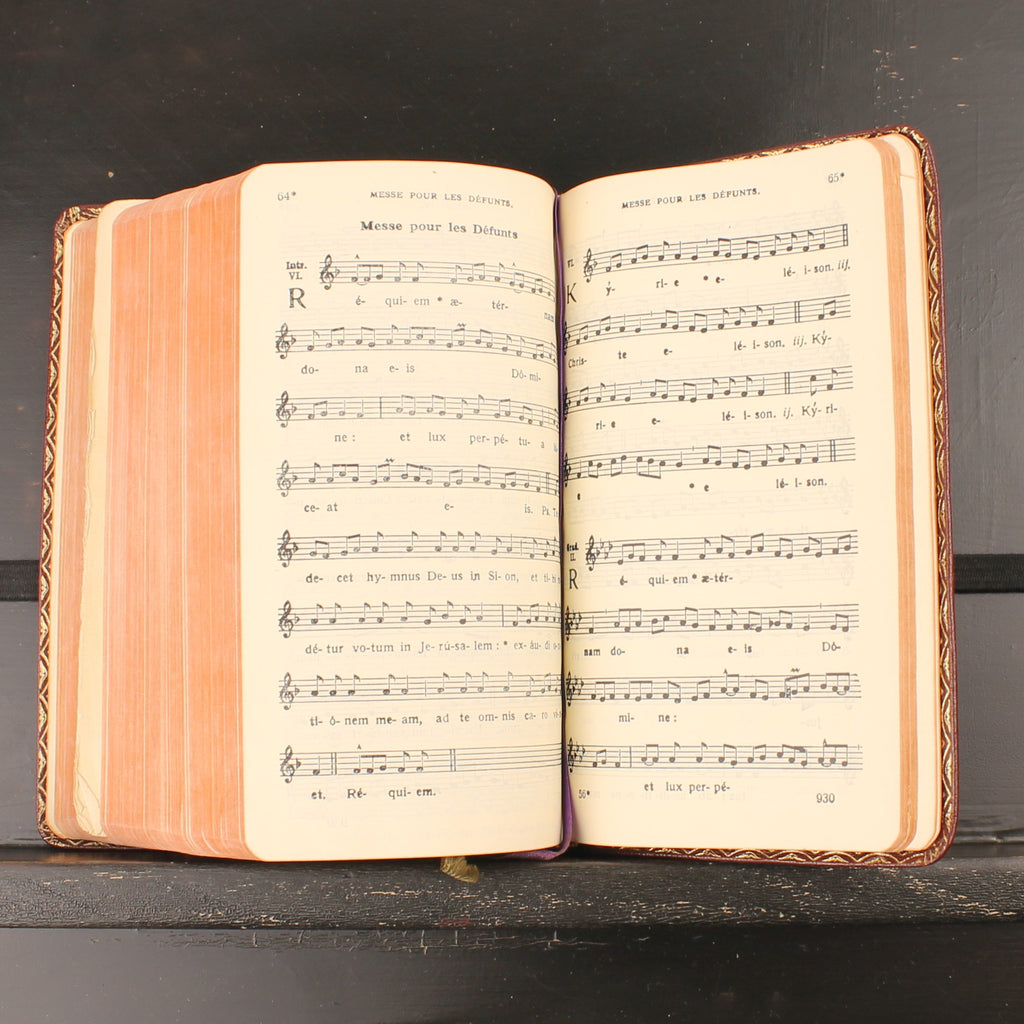 Daily Vespers and Ritual Missal - Dom Gérard - Brepols 1951 - Vintage French-Latin Missal