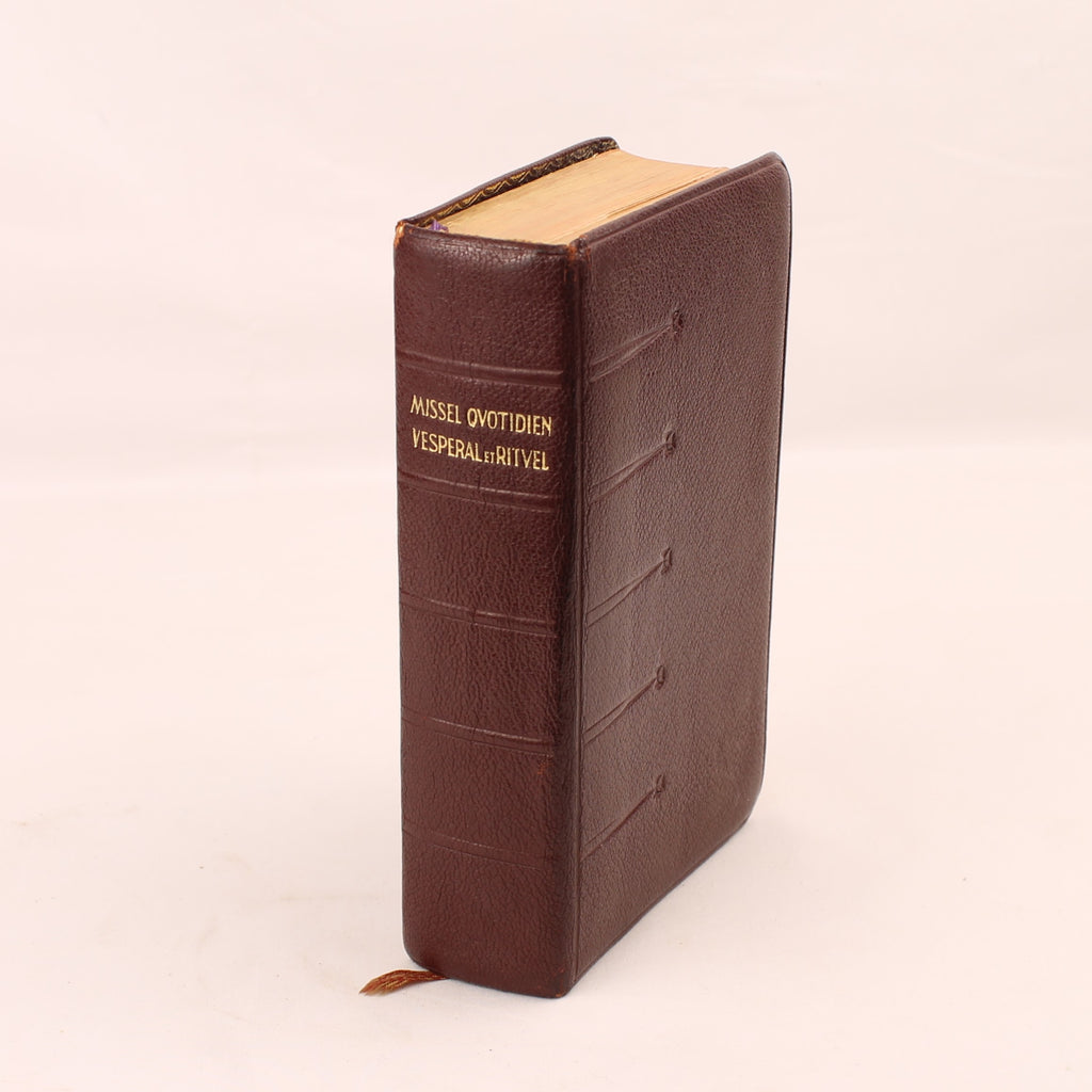 Daily Vespers and Ritual Missal - Dom Gérard - Brepols 1951 - Vintage French-Latin Missal