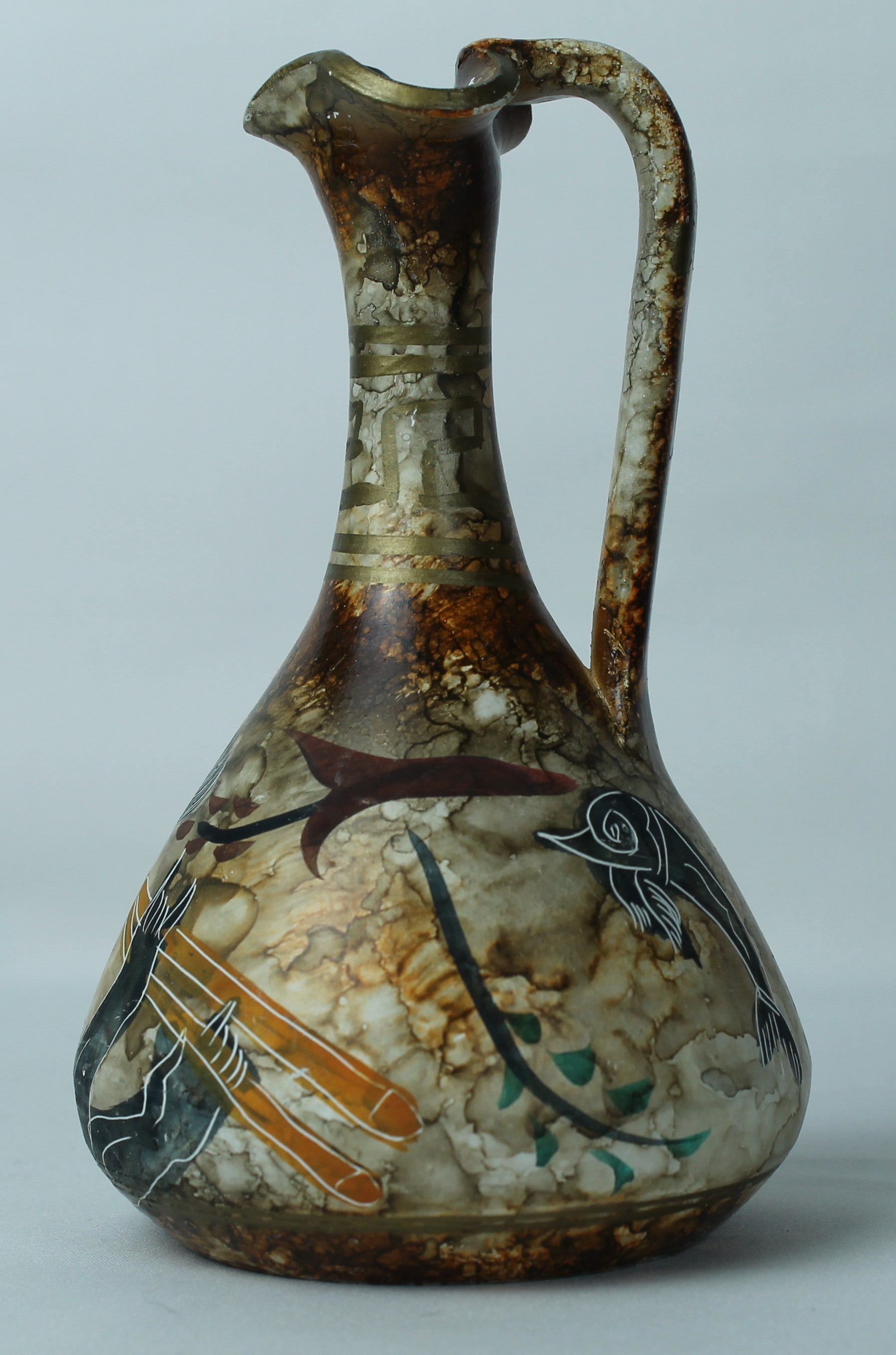 Decoratieve Interbellum Kan / Vaas met Figuratief Decor – ca. 1920–1930