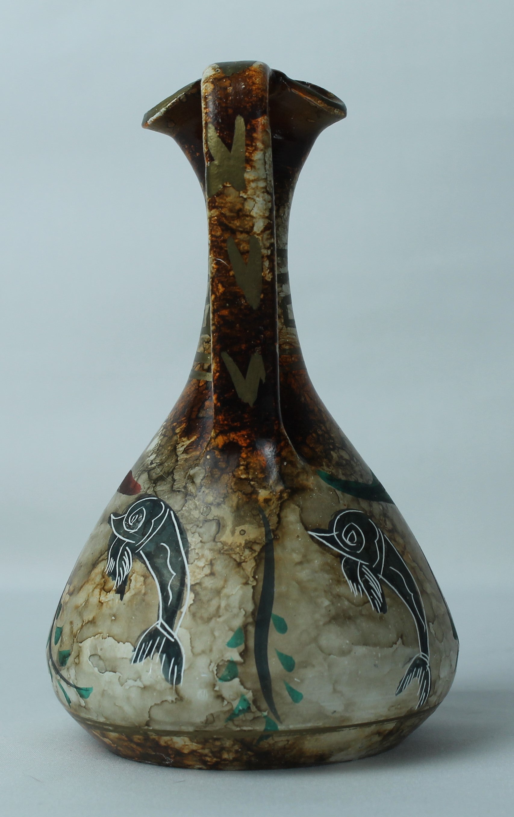 Decoratieve Interbellum Kan / Vaas met Figuratief Decor – ca. 1920–1930