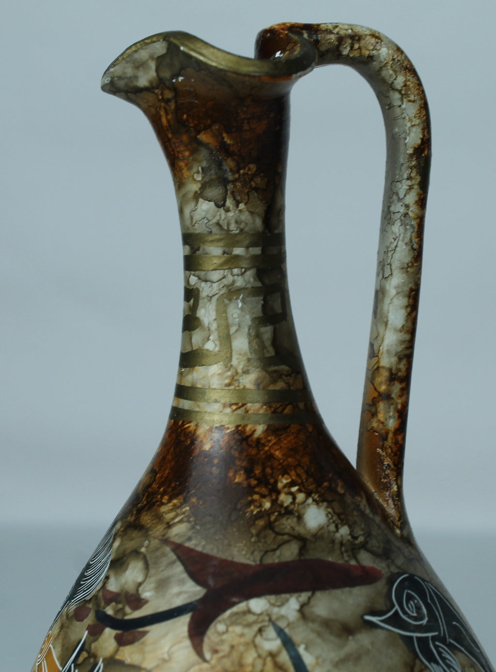 Decoratieve Interbellum Kan / Vaas met Figuratief Decor – ca. 1920–1930