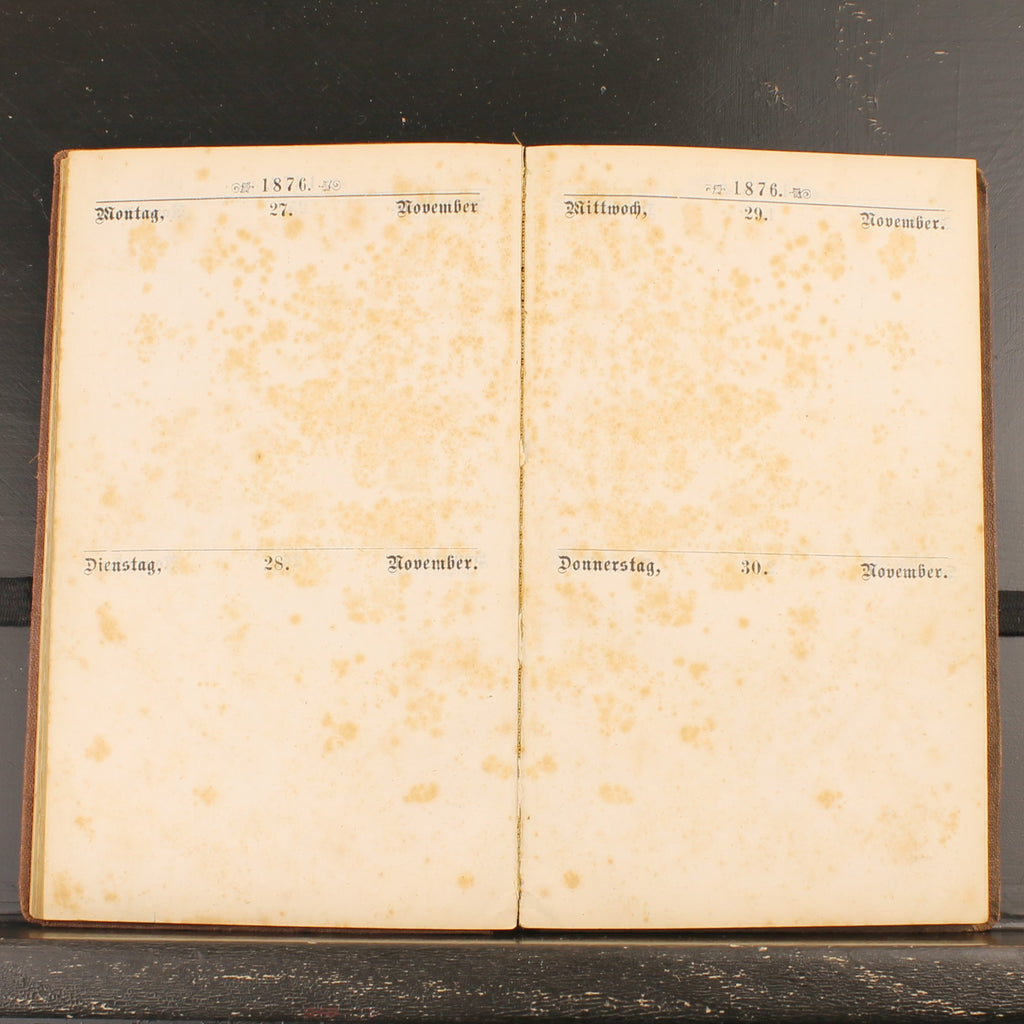 Calendario commerciale per il traffico mondiale di C. Regenhardt | Primo anno 1876