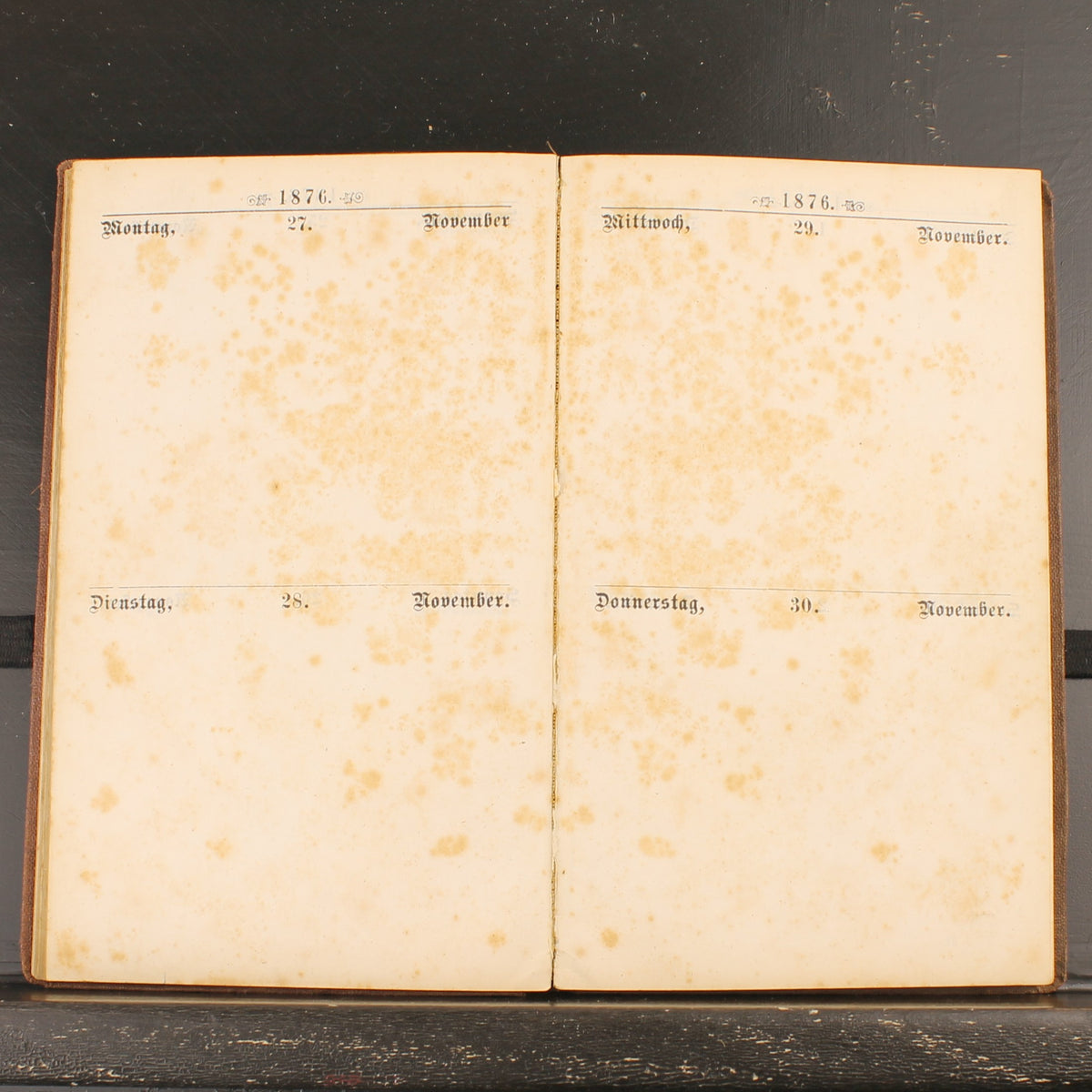 Calendario commerciale per il traffico mondiale di C. Regenhardt | Primo anno 1876