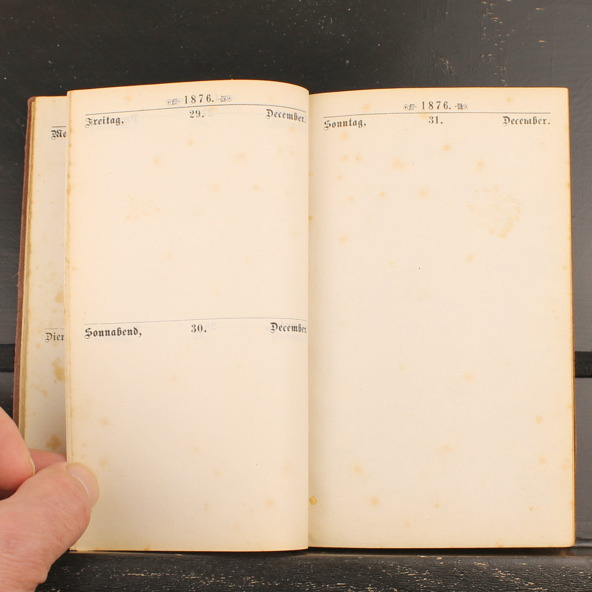 Calendario commerciale per il traffico mondiale di C. Regenhardt | Primo anno 1876