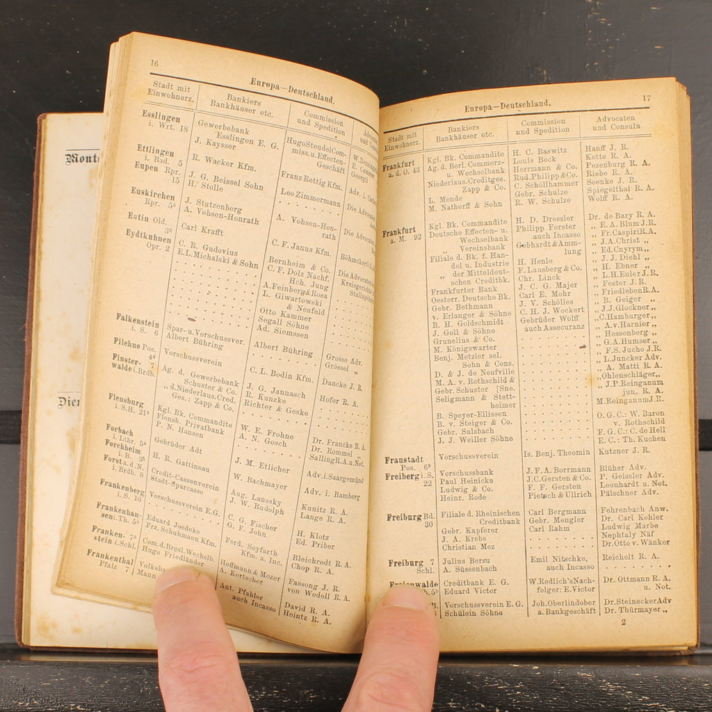 Calendario commerciale per il traffico mondiale di C. Regenhardt | Primo anno 1876