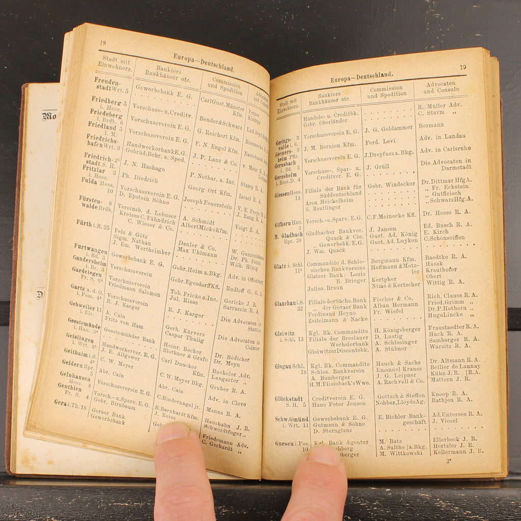 Calendario commerciale per il traffico mondiale di C. Regenhardt | Primo anno 1876