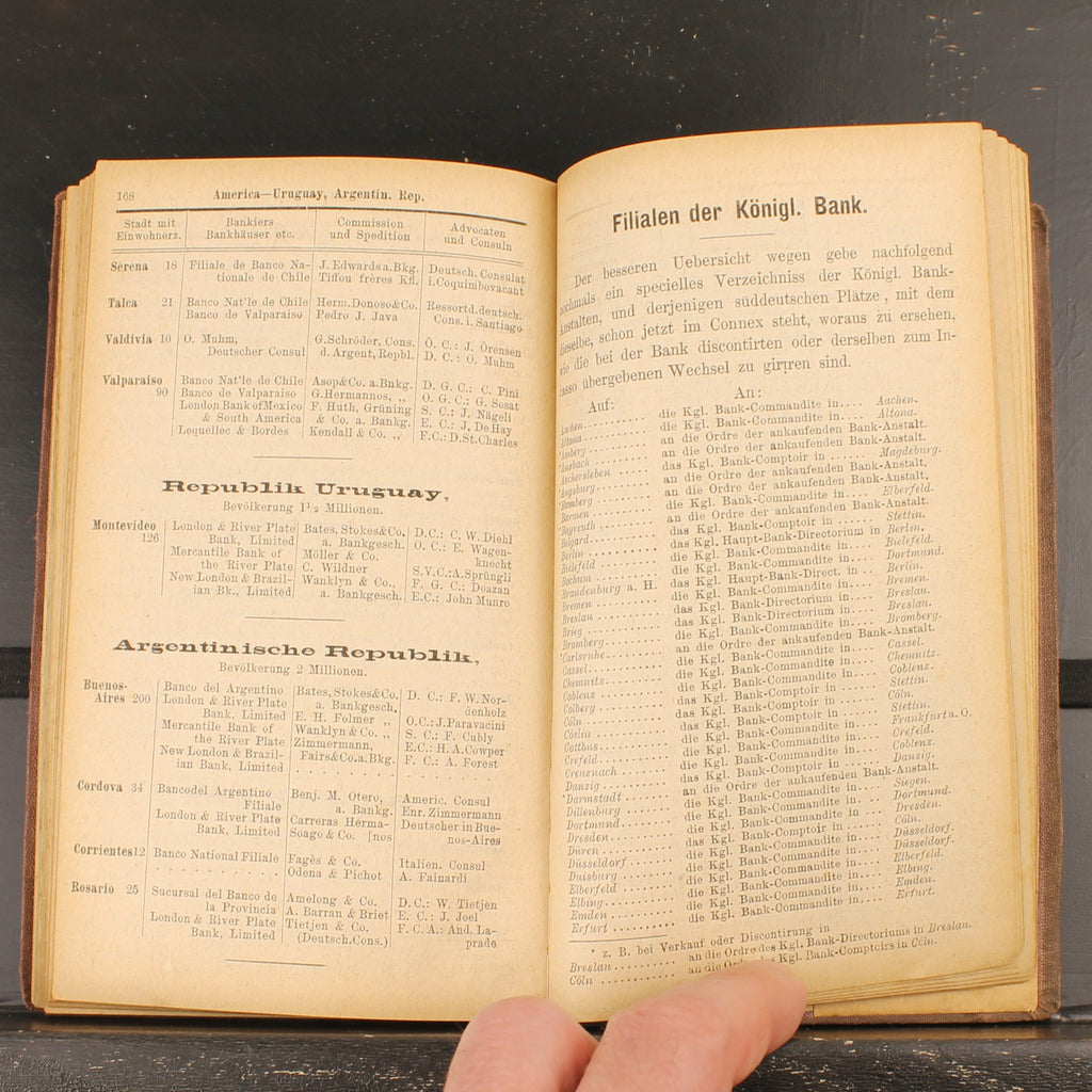 Calendario commerciale per il traffico mondiale di C. Regenhardt | Primo anno 1876