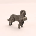 Saint Bernard with Rescue Barrel | Metal Miniature | 6 cm