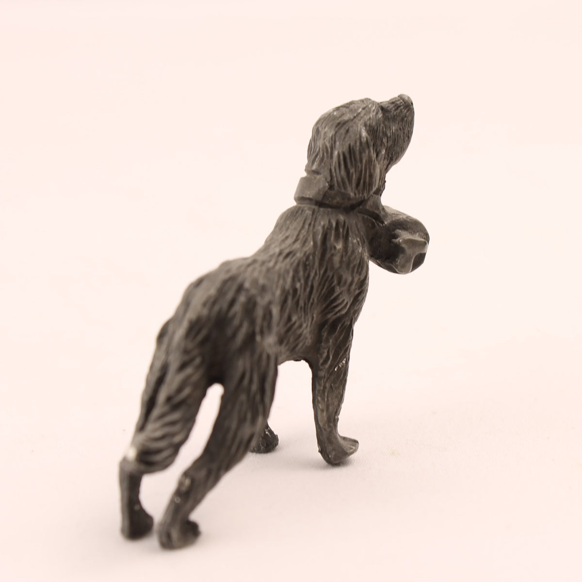 San Bernardo con barril de rescate | Miniatura de metal | 6 cm