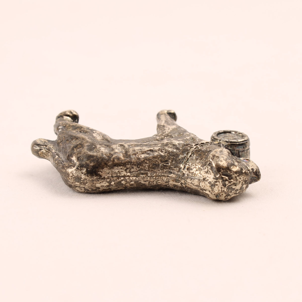 Saint-Bernard avec tonnelet de sauvetage | Miniature en métal | 5,3 cm