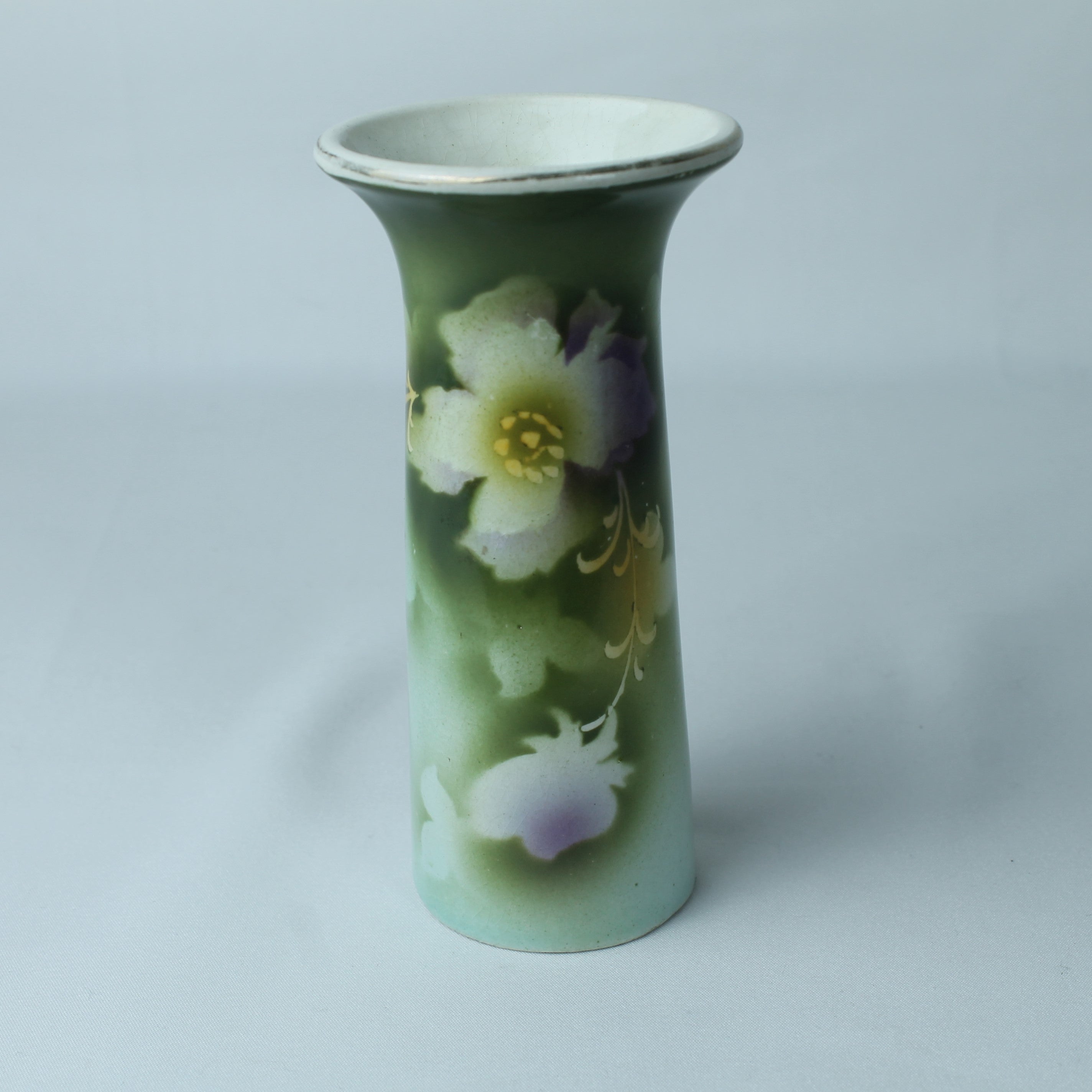 Groen bloemvaasje | 13 cm