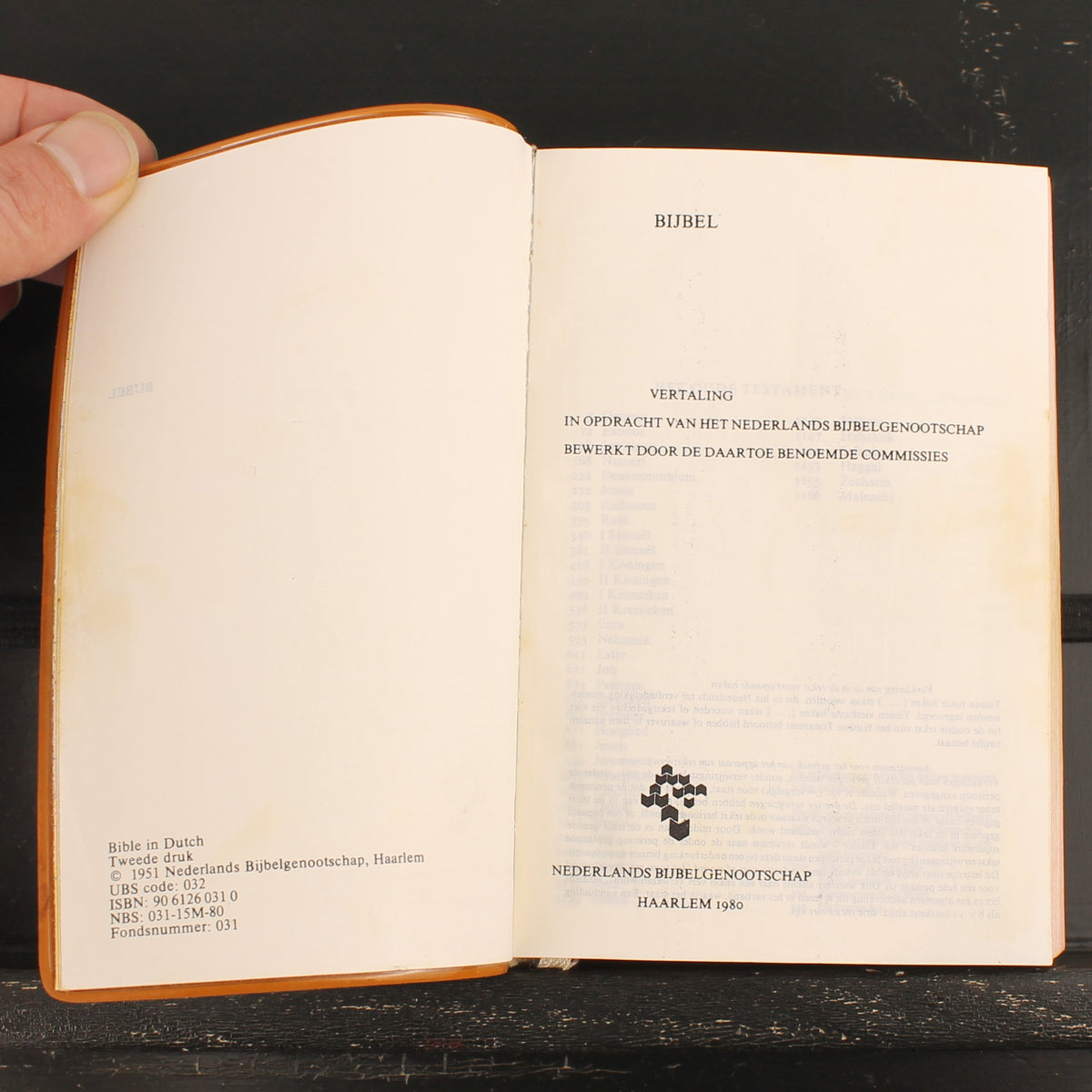 NBG-Bibel - Mit Originalkassette - Haarlem 1980