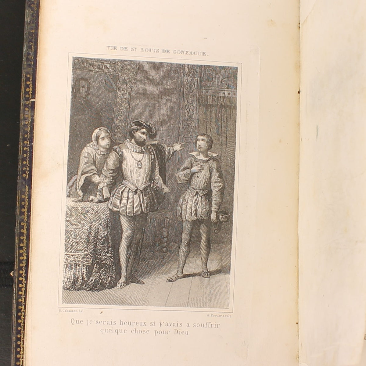 La Vie de St. Louis de Gonzague - Barbou Frères 1846 - Antiek Frans Religieus Boek