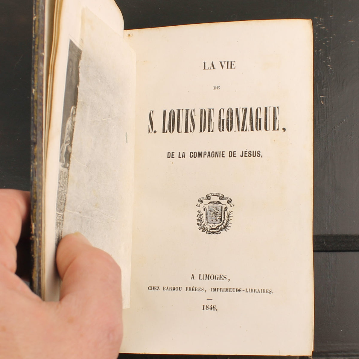 La Vie de St. Louis de Gonzague - Barbou Frères 1846 - Antiek Frans Religieus Boek
