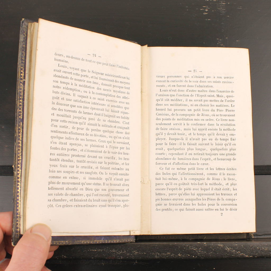 The Life of St. Aloysius Gonzaga - Barbou Frères 1846 - Antique French Religious Book
