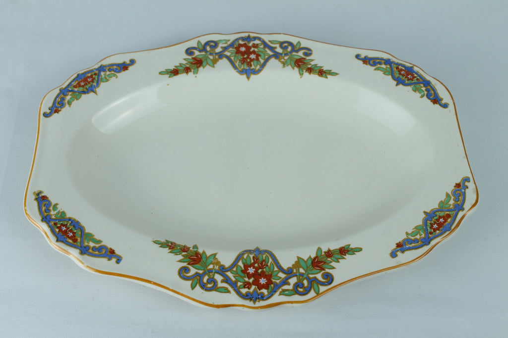Royal Ivory - John Maddock & Sons, Engeland | Minerva ovale serveerschaaltjes | 21 cm