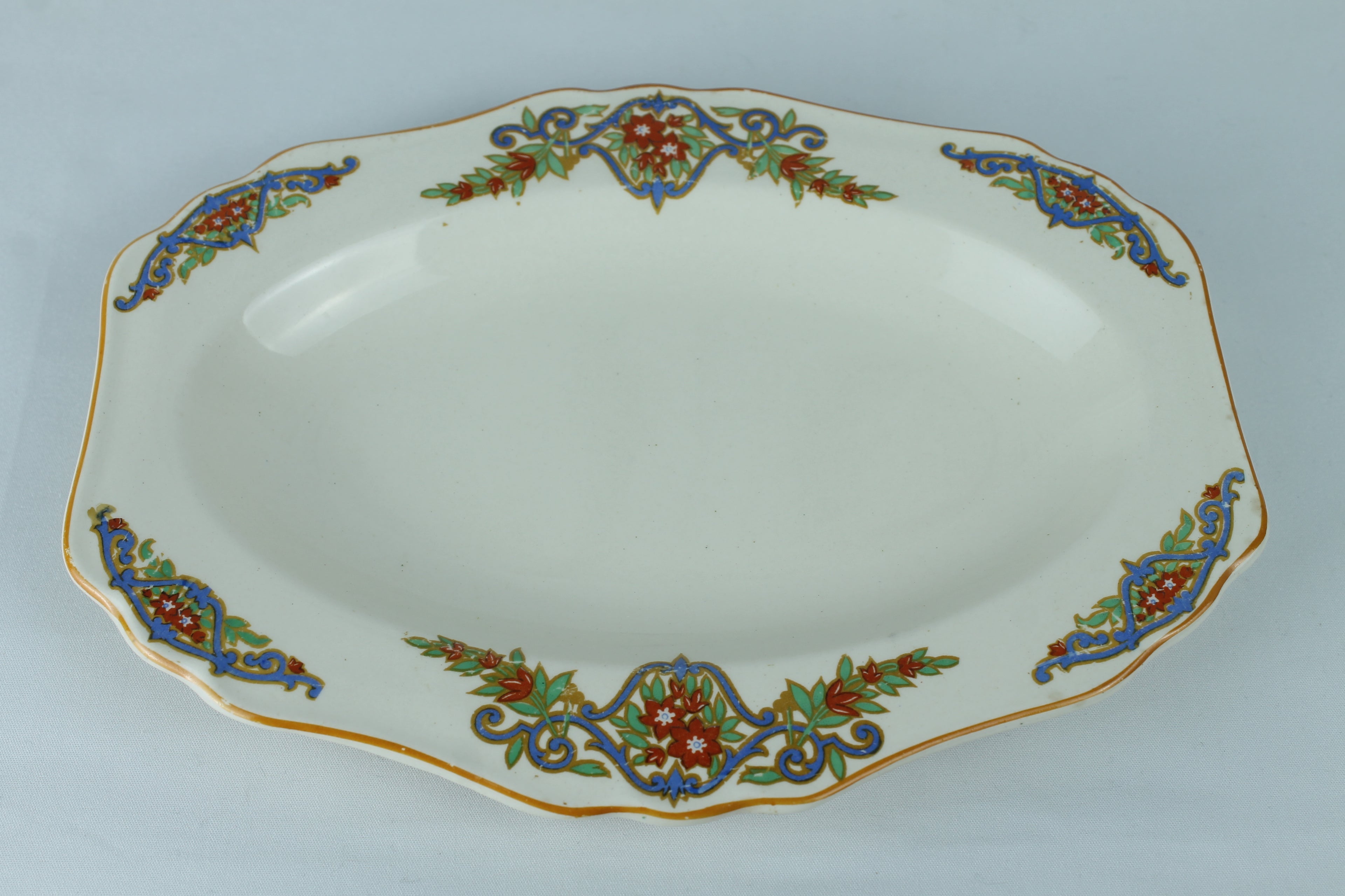 Royal Ivory - John Maddock & Sons, Engeland | Minerva ovale serveerschaaltjes | 21 cm