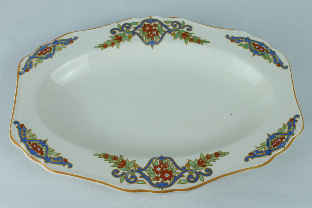 Royal Ivory - John Maddock & Sons, Engeland | Minerva ovale serveerschaaltjes | 21 cm