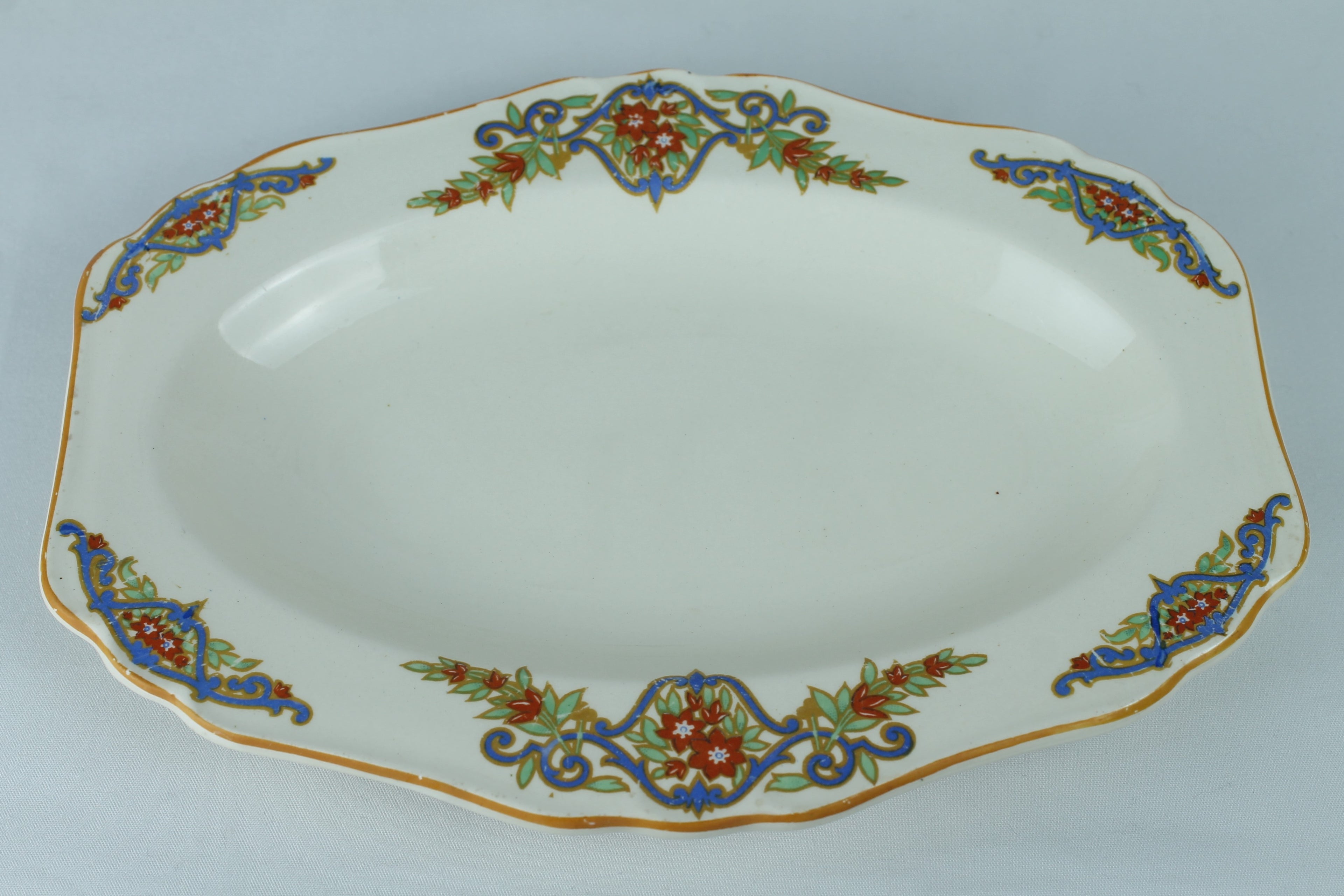 Royal Ivory - John Maddock & Sons, Engeland | Minerva ovale serveerschaaltjes | 21 cm