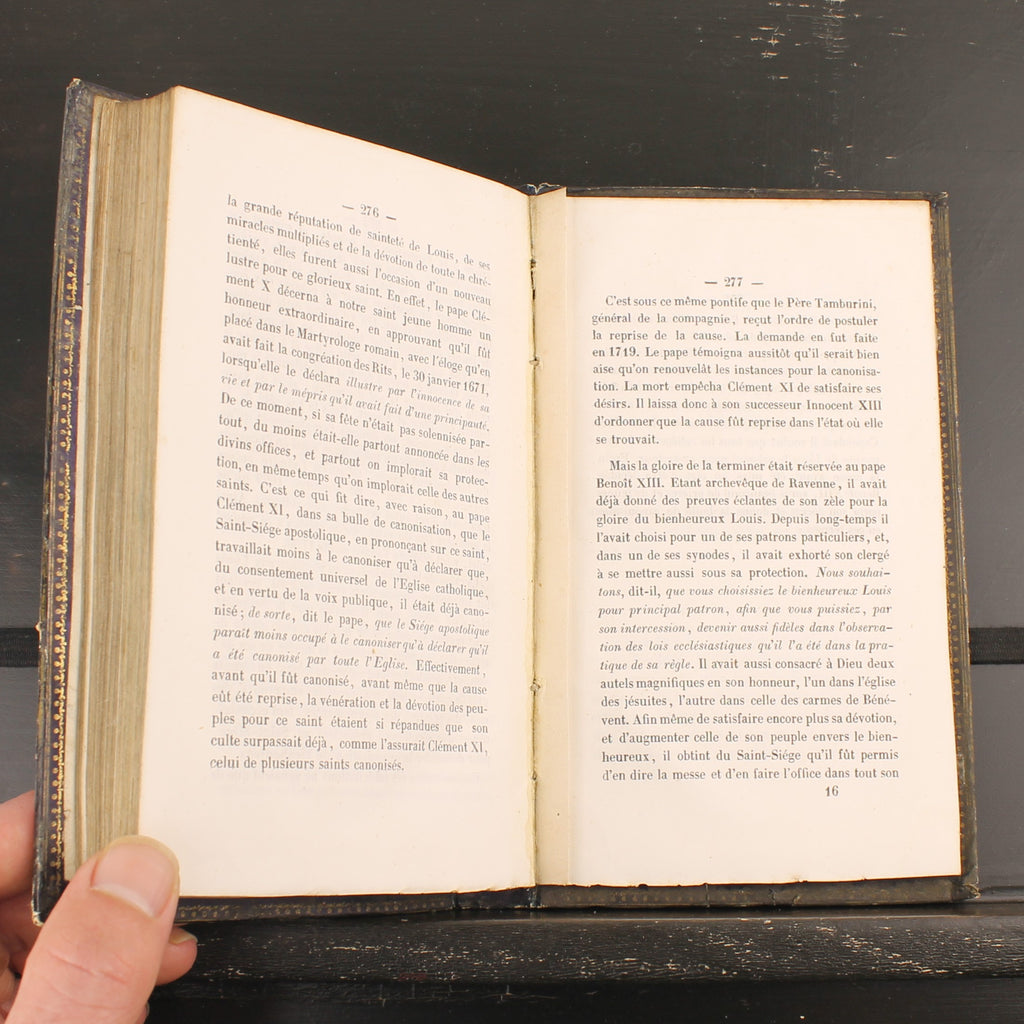 The Life of St. Aloysius Gonzaga - Barbou Frères 1846 - Antique French Religious Book