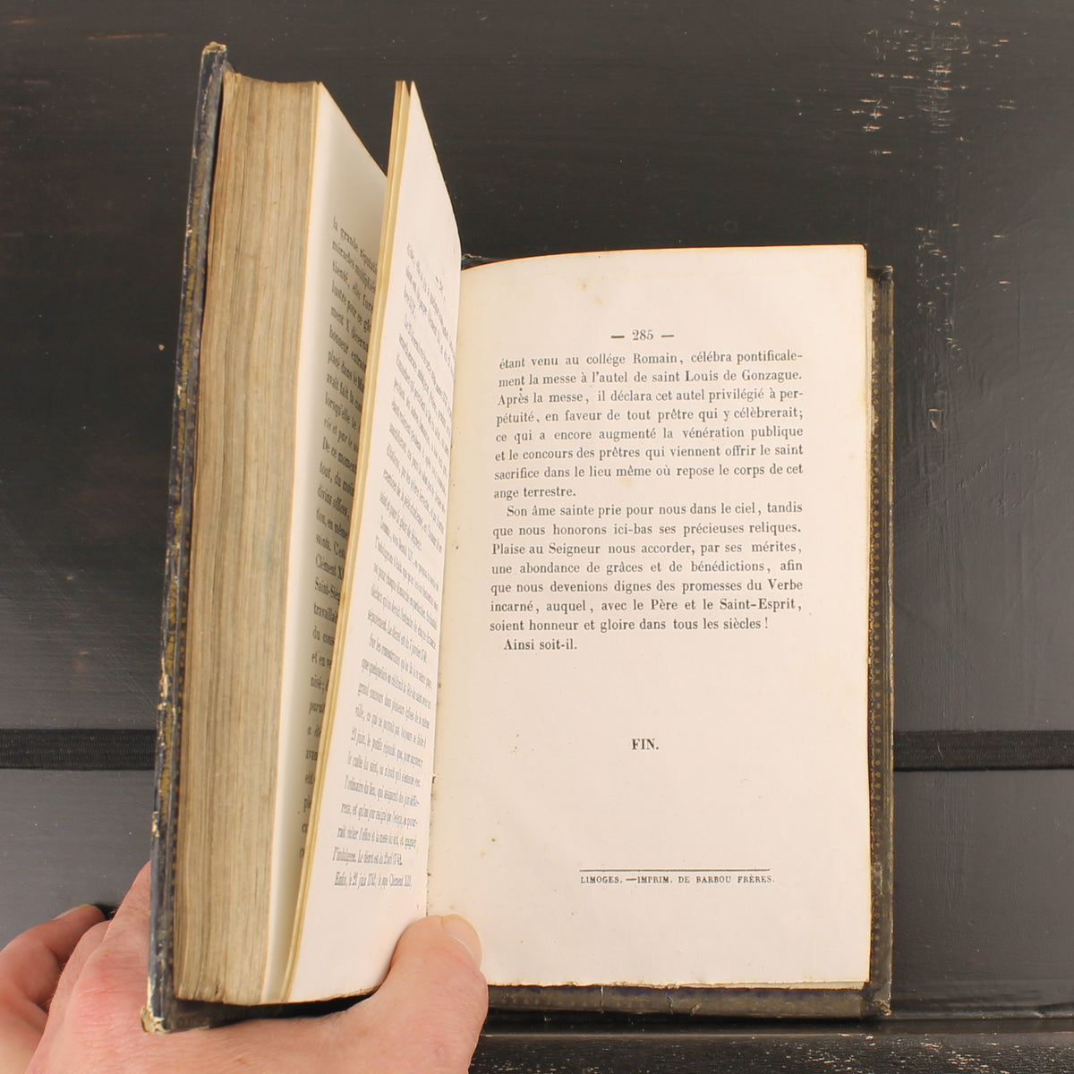The Life of St. Aloysius Gonzaga - Barbou Frères 1846 - Antique French Religious Book