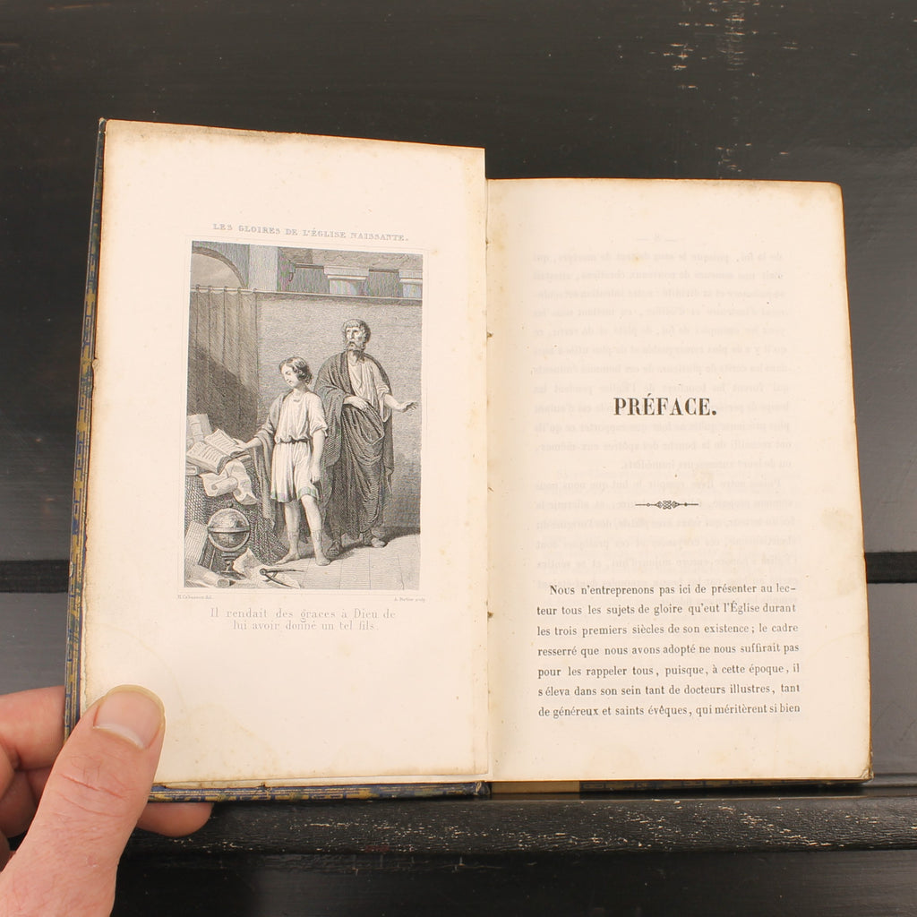 The Glories of the Nascent Church - Barbou Frères 1848 - Antique French Church History Book