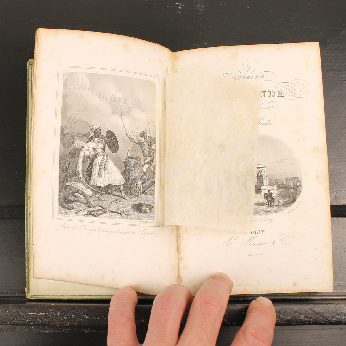 History of Ancient and Modern India - Jules Lacroix de Marlès - Tours 1850