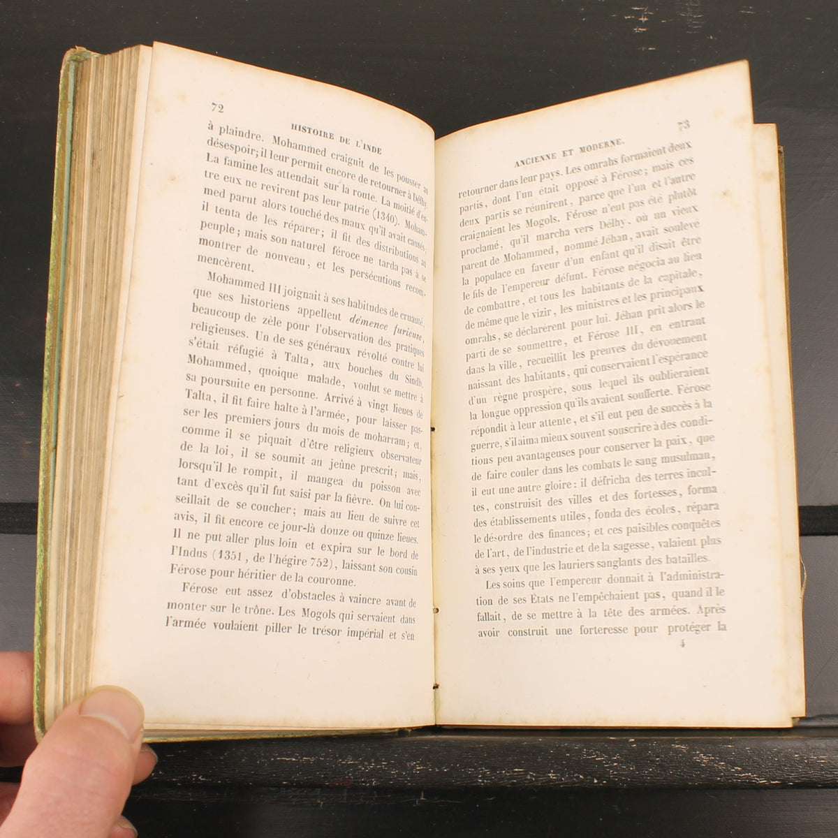 Histoire de l'Inde ancienne et moderne - Jules Lacroix de Marlès - Tours 1850