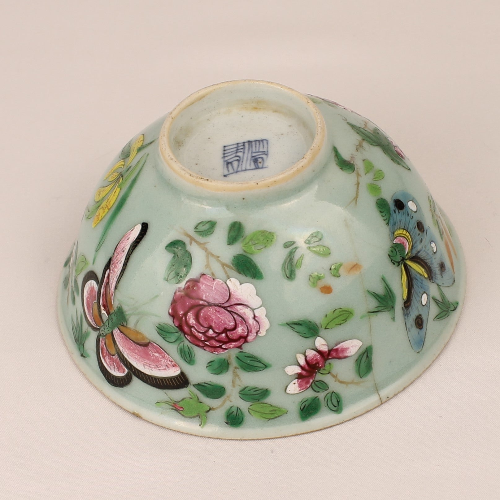 Chinees porseleinen kommetje - Handbeschilderd - Ø 11,5 cm