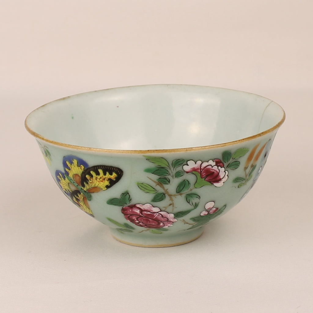 Chinees porseleinen kommetje - Handbeschilderd - Ø 11,5 cm