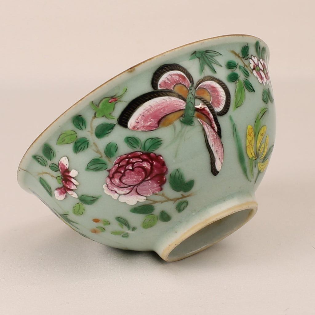 Chinees porseleinen kommetje - Handbeschilderd - Ø 11,5 cm