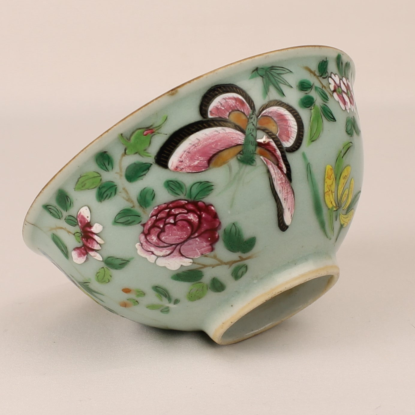 Chinees porseleinen kommetje - Handbeschilderd - Ø 11,5 cm