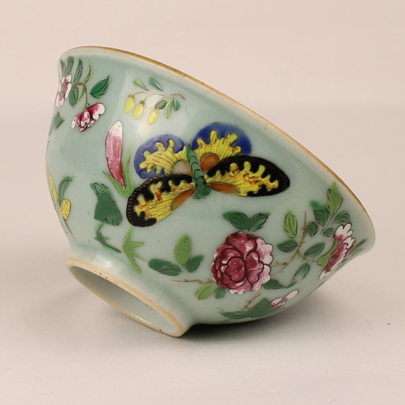 Chinees porseleinen kommetje - Handbeschilderd - Ø 11,5 cm