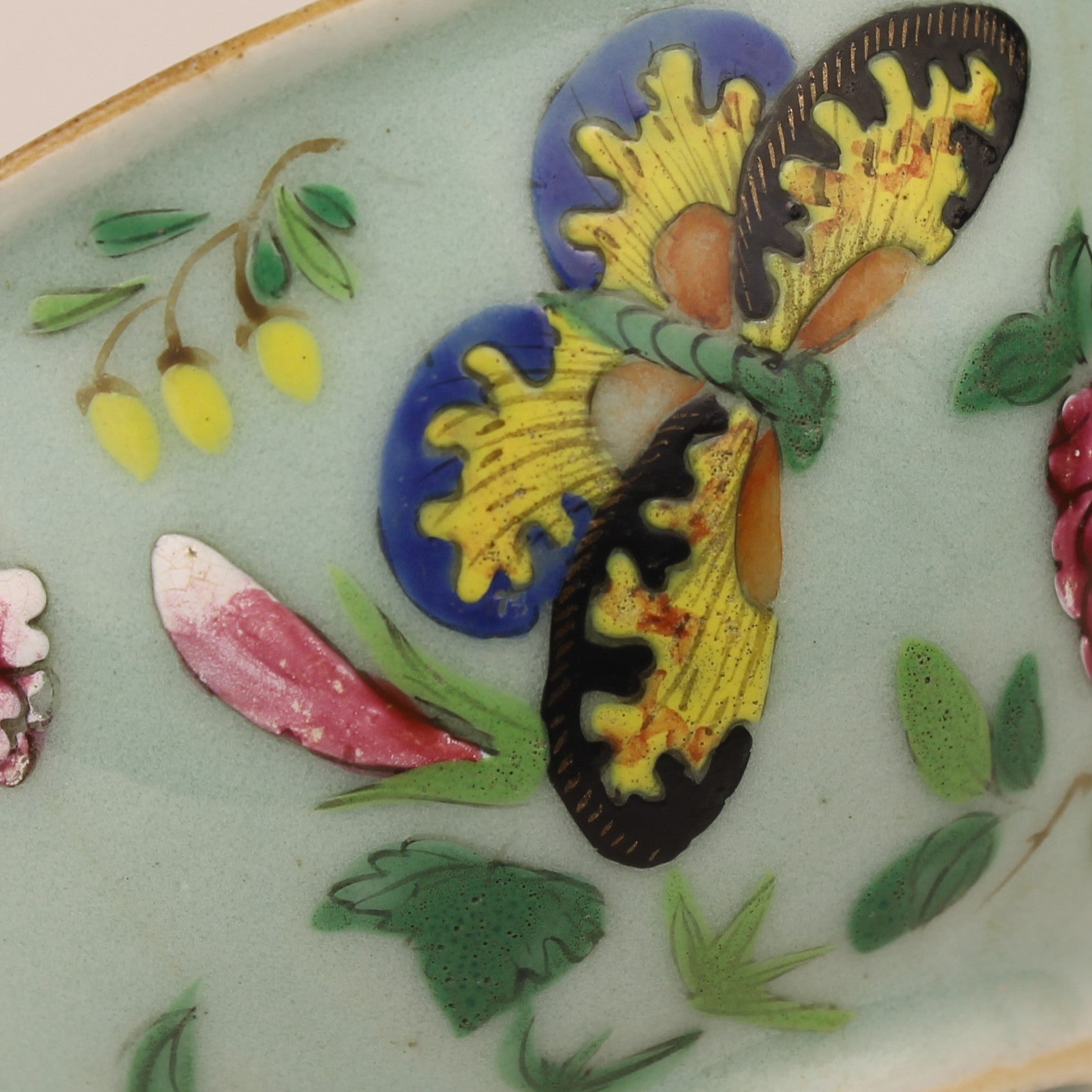 Chinees porseleinen kommetje - Handbeschilderd - Ø 11,5 cm